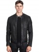 YANKEE SHEEP BLACK - AUTHENTIC MENS BLACK LEATHER JACKET