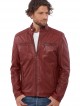 VAINAS Men leather jacket ALPHA SHEEP RED 
