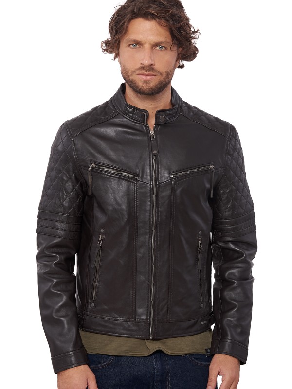 BRAVO SHEEP BROWN - АВТЕНТИЧНО КАФЯВО МЪЖКО КОЖЕНО ЯКЕ