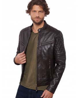 BRAVO SHEEP BROWN - АВТЕНТИЧНО КАФЯВО МЪЖКО КОЖЕНО ЯКЕ