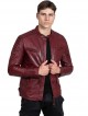 DELTA SHEEP RED - AUTHENTIC MENS RED LEATHER JACKET DELTA SHEEP RED - AUTHENTIC MENS RED LEATHER JACKET