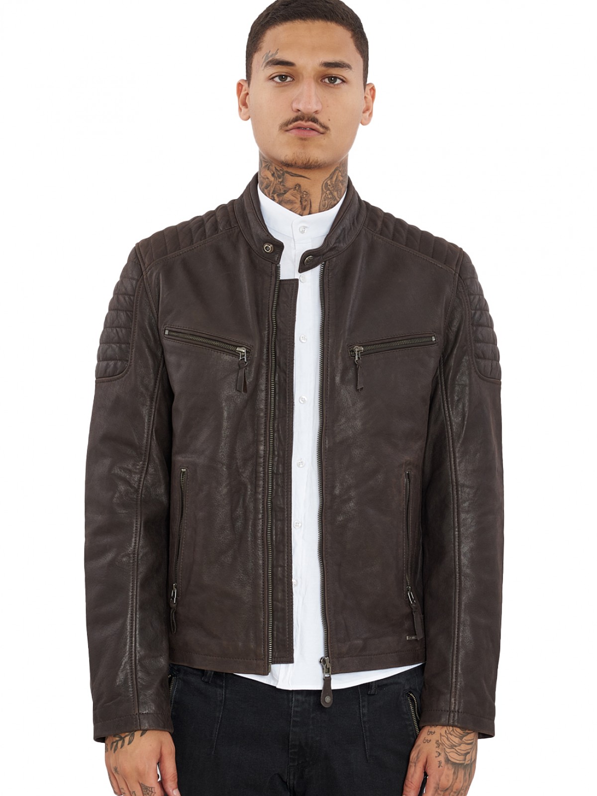 DELTA BUFFALO BROWN - АВТЕНТИЧНО МЪЖКО КОЖЕНО ЯКЕ