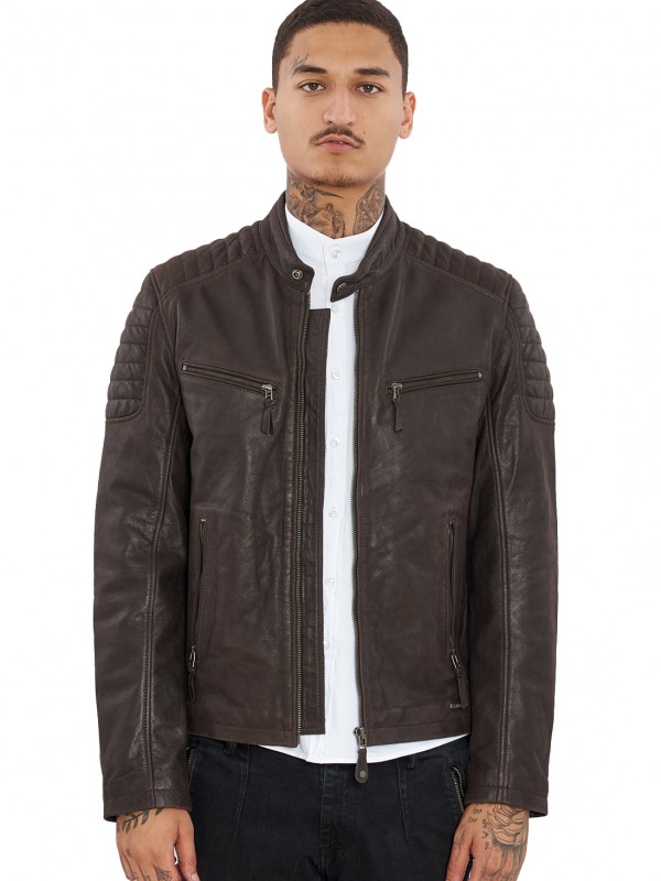 DELTA BUFFALO BROWN - АВТЕНТИЧНО МЪЖКО КОЖЕНО ЯКЕ