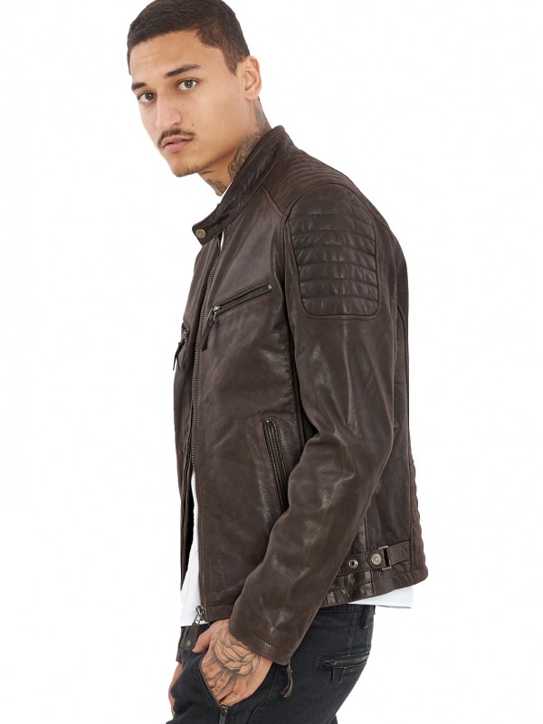 DELTA BUFFALO BROWN - АВТЕНТИЧНО МЪЖКО КОЖЕНО ЯКЕ