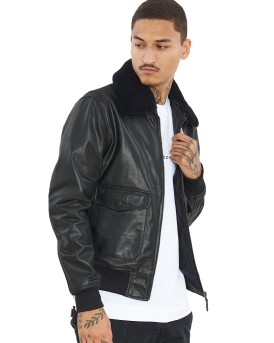 JULIET BUFFALO BLACK - АВТЕНТИЧНО МЪЖКО ЧЕРНО КОЖЕНО ЯКЕ