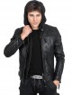 KAPPA SHEEP BLACK - AUTHENTIC MENS BLACK LEATHER JACKET