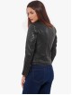 PASIPHAE SHEEP BLACK - AUTHENTIC WOMENS BLACK LEATHER JACKET PASIPHAE SHEEP BLACK - AUTHENTIC WOMENS BLACK LEATHER JACKET