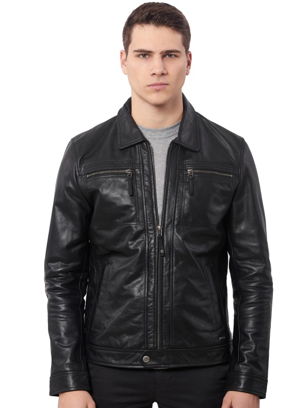 WHISKEY BUFFALO BLACK - АВТЕНТИЧНО МЪЖКО ЧЕРНО КОЖЕНО ЯКЕ